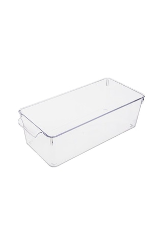 Deconox 1 Adet Kırılmaz Ultra Dayanıklı Buzdolabı Düzenleyici Organizer Kutu Şeffaf - Medıum Kiler O Sku: Smg8690010160676 Açık