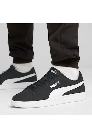 Puma Smash 3.0 Buck Unısex Spor Ayakkabı 39233601 39233601 Siy Siyah