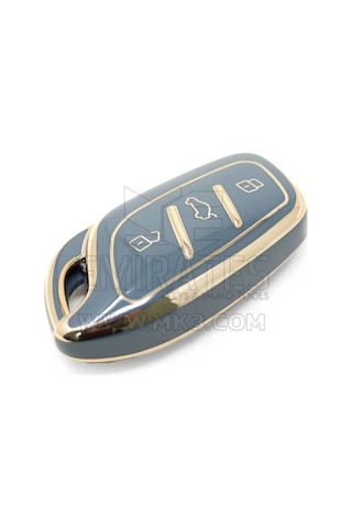 Lüx Mg Hs Gt Zs Ev Zx Mg5 Mg6 Roewe Rx3 Rx5 I5 Erx5 I6 I5 Nano Anahtar Kılıfı Gri Gold Renk