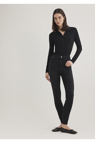 Mavi - Serenay Koyu Dumanlı Gri Gold Premium Jean Pantolon 100980 Gri