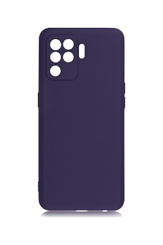 Oppo Reno 5 Lite Kılıf Esnek Yapılı İnce Slim Silikon Kapak Ryc/premier Lacivert