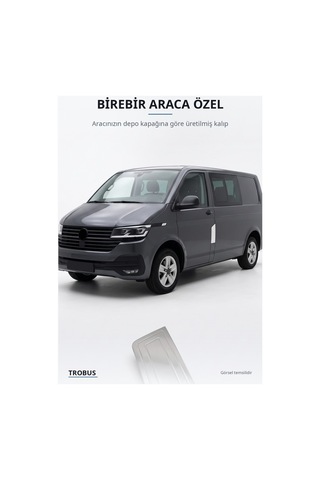 Volkswagen T6.1 Transporter 2020-2023 Uyumlu Krom Depo Kapağı Paslanmaz Çelik