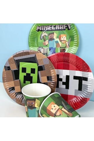 Davajdarit' Partiler İçin Minecraft Belirsiz Mutfak Eşyaları 151055273 100 adet