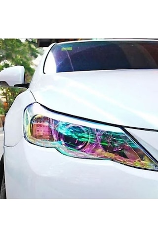 Far Stop Filmi Far Folyosu Bukalemun Rengarenk Far Çizik Çizilme Engelleyici Folyo 100cm X 30cm