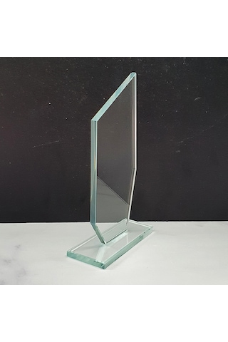Decorita Plaket | Kristal Cam Plaket|Şekil-2|Baskısız|10'lu Takım