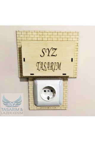 Priz için Telefon Tablet Aparatı Krem