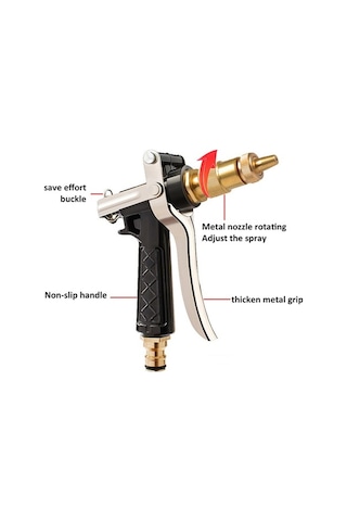 Besthome1 Ev Çarşısı İçin Metal Akıllı Fıçık: 4 Modlu Ayar, Bakır Uçlu, Dayanıklı Sürekli Sprey, Manuel Kontrole İhtiyaç Olmaya 1 Set