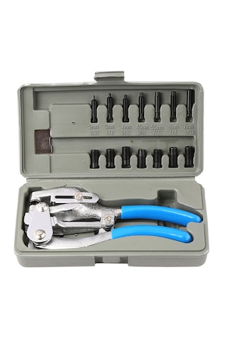 Ayarlanabilir Delik Açma Pensesi 2mm - 3mm - 4mm - 4.5mm - 5.5mm - 6mm - 7mm 11 Parça Set