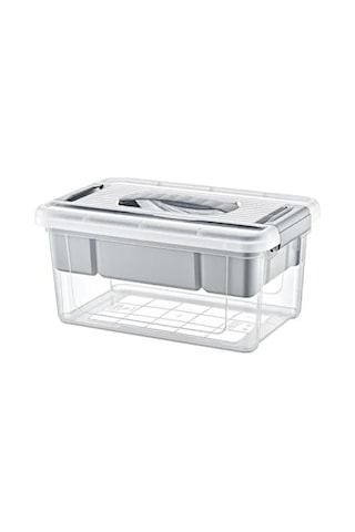 Bölmeli Katlı Plastik Organizer, Makyaj Düzenleyici Kutu 100