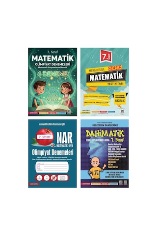 Altın Nokta Yayınları 7. Sınıf Matematik Olimpiyatlarına Hazırlık Seti 4 Kitap