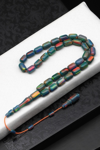 Alibaba Doğaltaş Opal Doğal Taş Tesbih 6 X 10 Mm Kapsül Kesim - T-1632