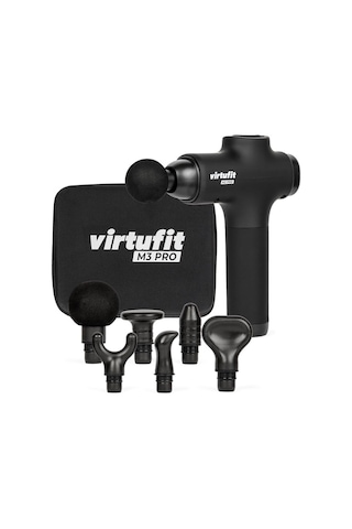 Virtufit M3 Pro Premium Masaj Tabancası - 6 Aparat - Şarj Edilebilir - Kas Masajı - Kablosuz - Saklama Kutusu Dahil - Profesyonel