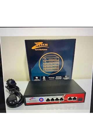 Ztech ZR-1104 4+2+1 Port Full 100/1000 Sfp Slot Switch