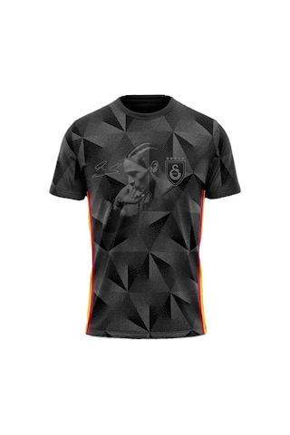 Gsstore Galatasaray Leroy Sane Design Fc T-shirt Forma Gri