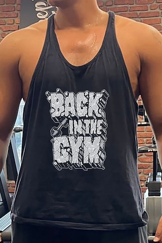 Bluu Backin Gym Fitness Tank Top Sporcu Atleti
