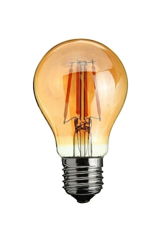 Amber Cam A60 Rustik Led Filament Ampul 4w E27 Gün Işığı Vintage
