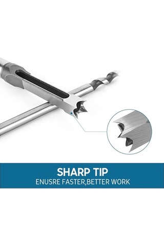 Xinxin Kare Delik Matkap Ucu Ağaç İşleme Delik Testere 5 Adet