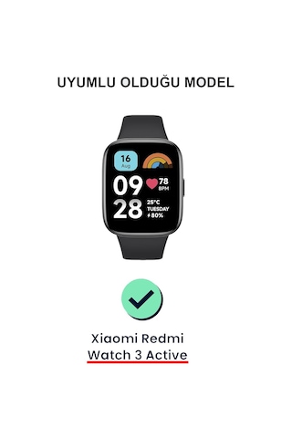 Xiaomi Redmi Watch 3 Active 1.83" Ekran Koruyucu 3d Kavisli Full