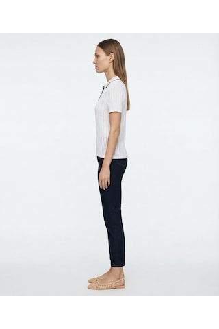 Yargıcı Regular V Yaka Kısa Kol T-shirt 26ykts9010x 002 Beyaz