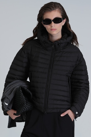 Lufian Kadın Elen Kaz Tüyü Mont 122120029 Siyah Siyah