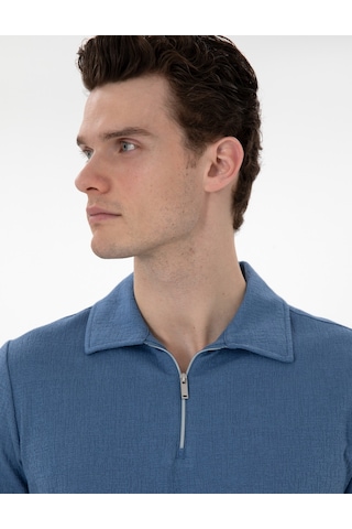 Pierre Cardin Erkek Mavi Tişört 50302586-vr036 Mavi
