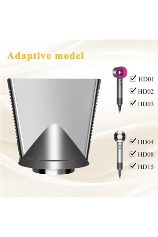 Ek Saç Kurutma Makinesi Nozulu Yedek Parçalar Dayanıklı Saç Şekillendirici