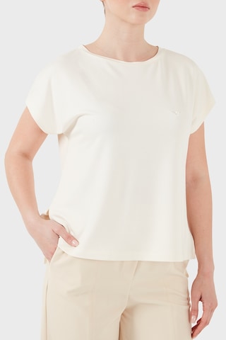 Emporio Armani Bayan T Shirt Ew002908 Af19032 U1054 Ekru
