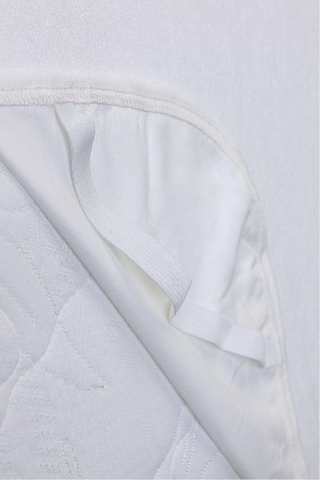 Mycey Bebe Alezi 80x160 Cm Pamuk Sıvı Geçirmez Beyaz