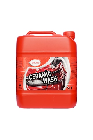 Uniland Ceramic Wash Seramik Şampuanı 5 Lt Uygulama Süngeri