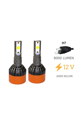 H7 Led Xenon Zenon Far 48 Watt 12 Volt 8000l 6000k Laam90cartex