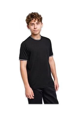 Lescon 26b-3045 Kısa Kol Tshırt SIYAH