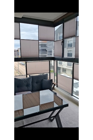 Plise Perde Premium Cam Balkon Isı Yalıtım Leke Tutmaz Katlanır Perde Beyaz