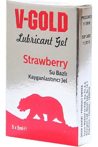 Kayganlaştırıcı Jel Strawberry 5 Ml X 5li