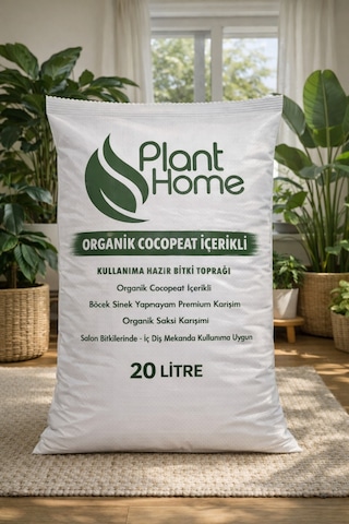 20 Litre Organik Cocopet İçerikli Çiçek Toprağı Pomza Ve Perlitli Premium Saksı Toprağı 20 L