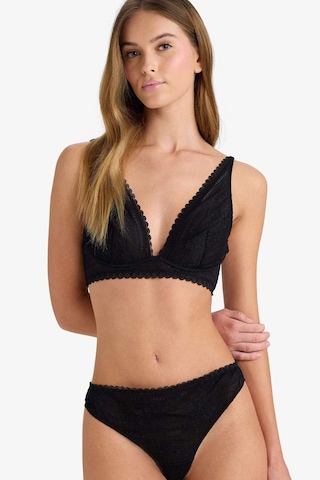Defacto Bağcıklı Dantelli Slip Külot-fall İn Love F7029ax25wnbk81 Siyah-bk81