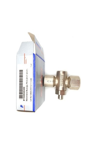 Pakkens Manometre Musluğu Basmalı Pn6 G1/2"-G1/2"