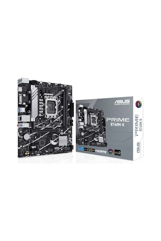 Asus Prime B760M-K Intel B760 8000 MHz (OC) DDR5 Soket 1700 mATX Anakart
