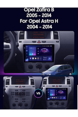OPEL ASTRA H ANDROİD MULTİMEDYA CARPLAYLİ 9 İNC HD IPS EKRAN 4GB/64GB KAMERA HEDİYELİ