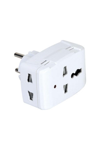 Güncelçarşı Universal Priz Çevirici Dönüştürücü, Işıklı Çok Amaçlı Golyat Fiş, Ab Europlug , Abd Nema , İngiltere, Avustralya-çin, 110-250v Ac Geniş Voltaj Aralığı Ve 13a-250w Yük Kapasitesi