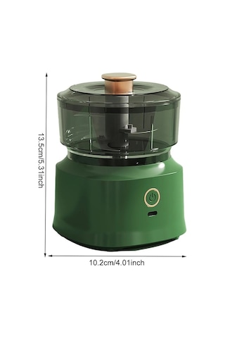 Pazly Cbtx Jrq-01 Ev Kablosuz Elektrikli Kıyma Makinesi, Boyut: Çift Tıklama Yeşil Yeşil