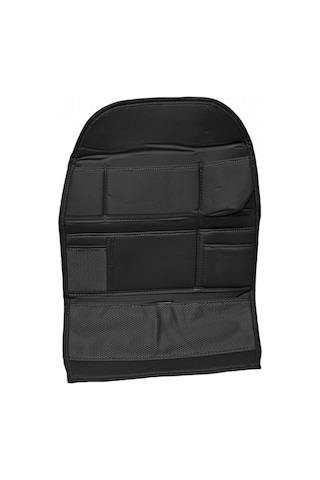 Carpi Koltuk Arkası Düzenleyici Organizer Çanta Çok Cepli Uzun Ömürlü Yıkanabilir Geçmeli Klipsli 66x45 Cm Deri Siyah Br5902213 1 Adet