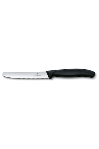 Victorinox 6.7833 Domates ve Sosis Bıçağı Siyah 11 CM