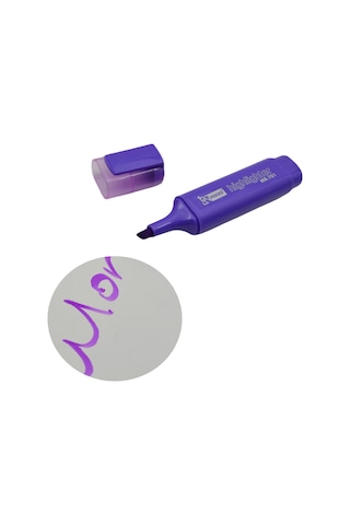 Mikro Fosforlu Kalem Canlı Renkler Mk-701 Mor