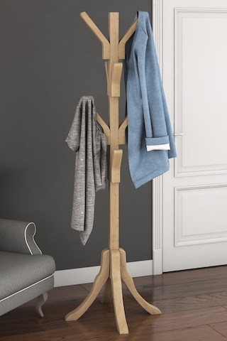 Homedora Axel Ahşap Ayaklı Gürgen Askılık Ahşap