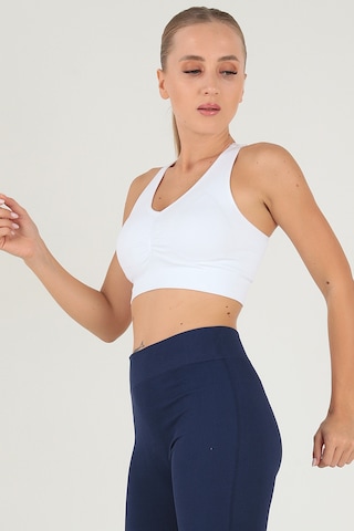 Doremi Çift Kat Kaplı Kalın Askılı Bralet Beyaz-m-l BEYAZ Beyaz