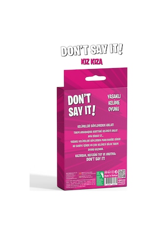 Yasaklı Kelime Oyunu / Don't Say It - Kız Kıza