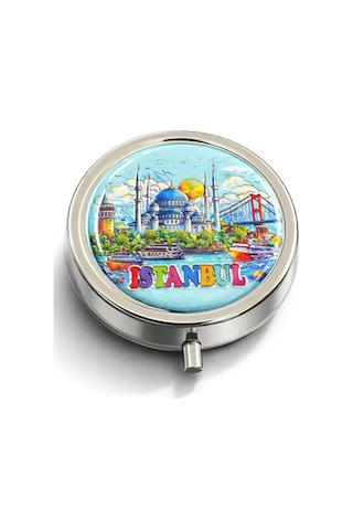 İstanbul Temalı İlaç Kutusu Çok Renkli