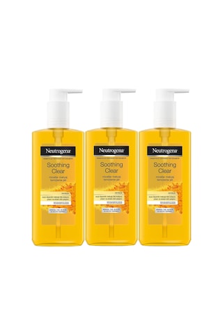 Neutrogena Soothing Clear Micellar Yüz Temizleme Jeli 3 x 200 ML