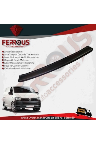 Volkswagen Transporter T5 Ferrous Arka Tampon Üstü Koruyucu 2003 2009