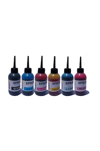 Epson L800 L805 L810 6X100 ML Uyumlu Mürekkep Seti Duruink 6 Renk